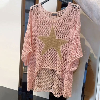 Jiah™ - Sternchen-Strick-Top