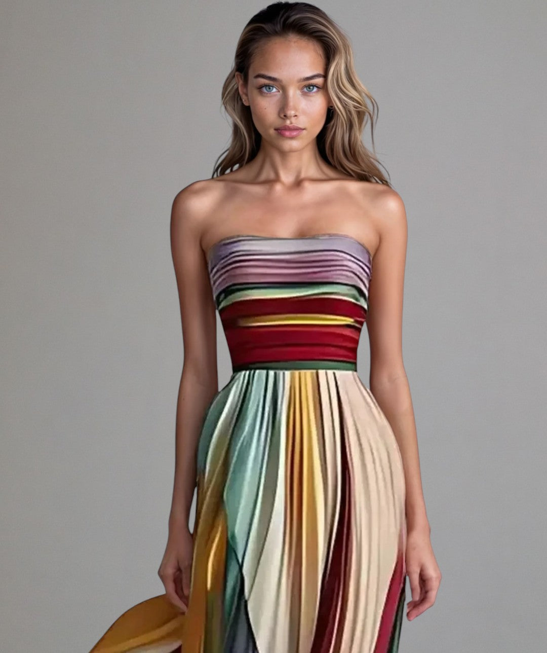 Ayla | Trägerloses Sommerkleid