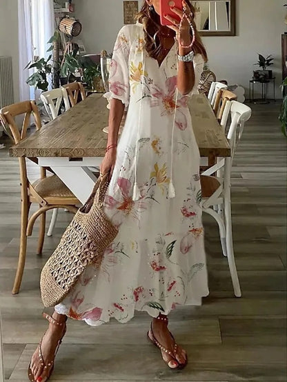Dianna™ - Boho-Bauchfreies Kleid