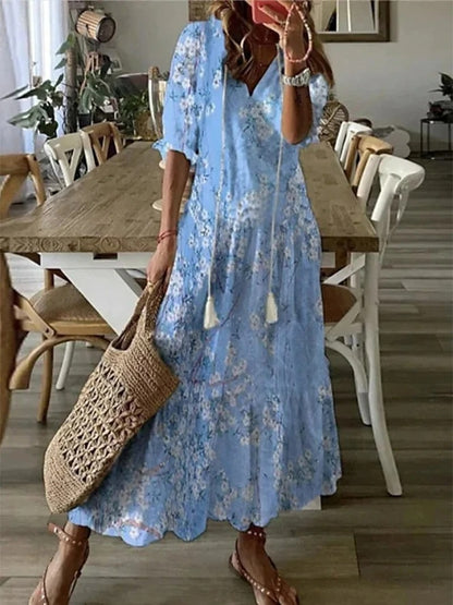 Dianna™ - Boho-Bauchfreies Kleid