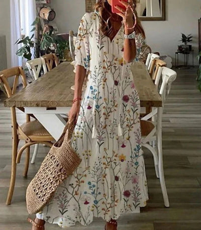 Dianna™ - Boho-Bauchfreies Kleid