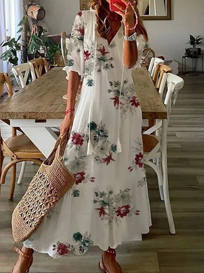 Dianna™ - Boho-Bauchfreies Kleid