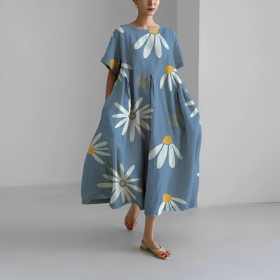Amelia - Bohème-Kleid mit Blumenmuster